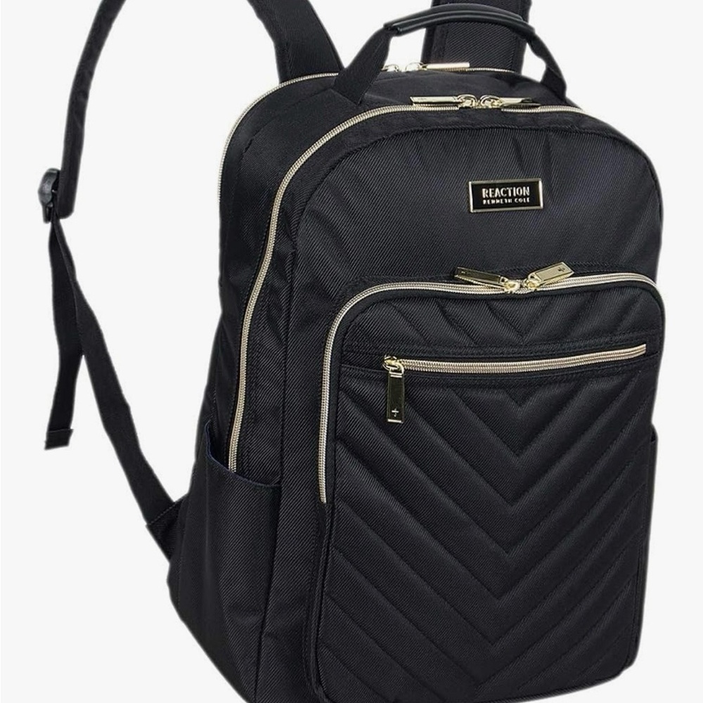 Kenneth Cole Reaction Quilted Black Backpack